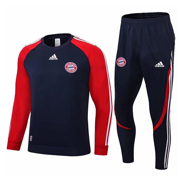 Sweatshirts Bayern München 2022-2023 Blau Marine Rote Günstige Fußballtrikots